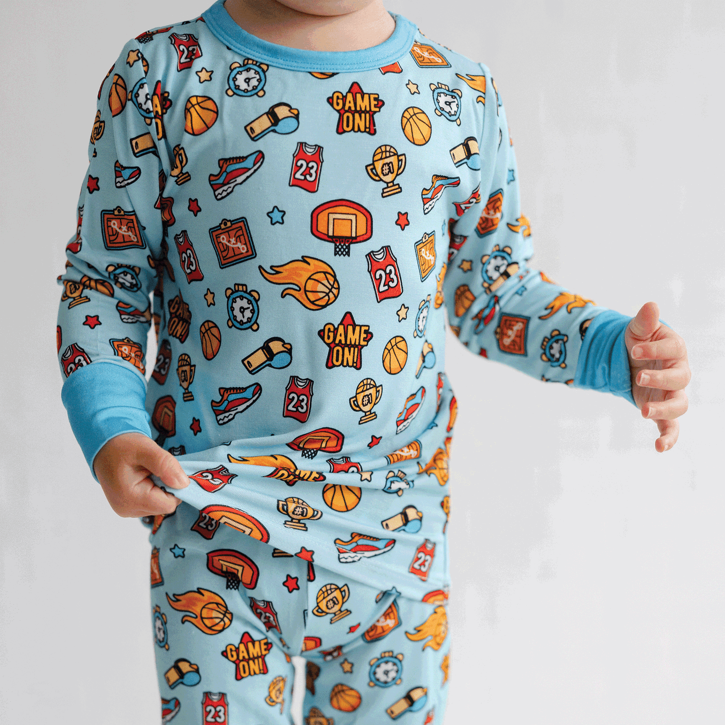 Basketball Two-Piece Pajama Set