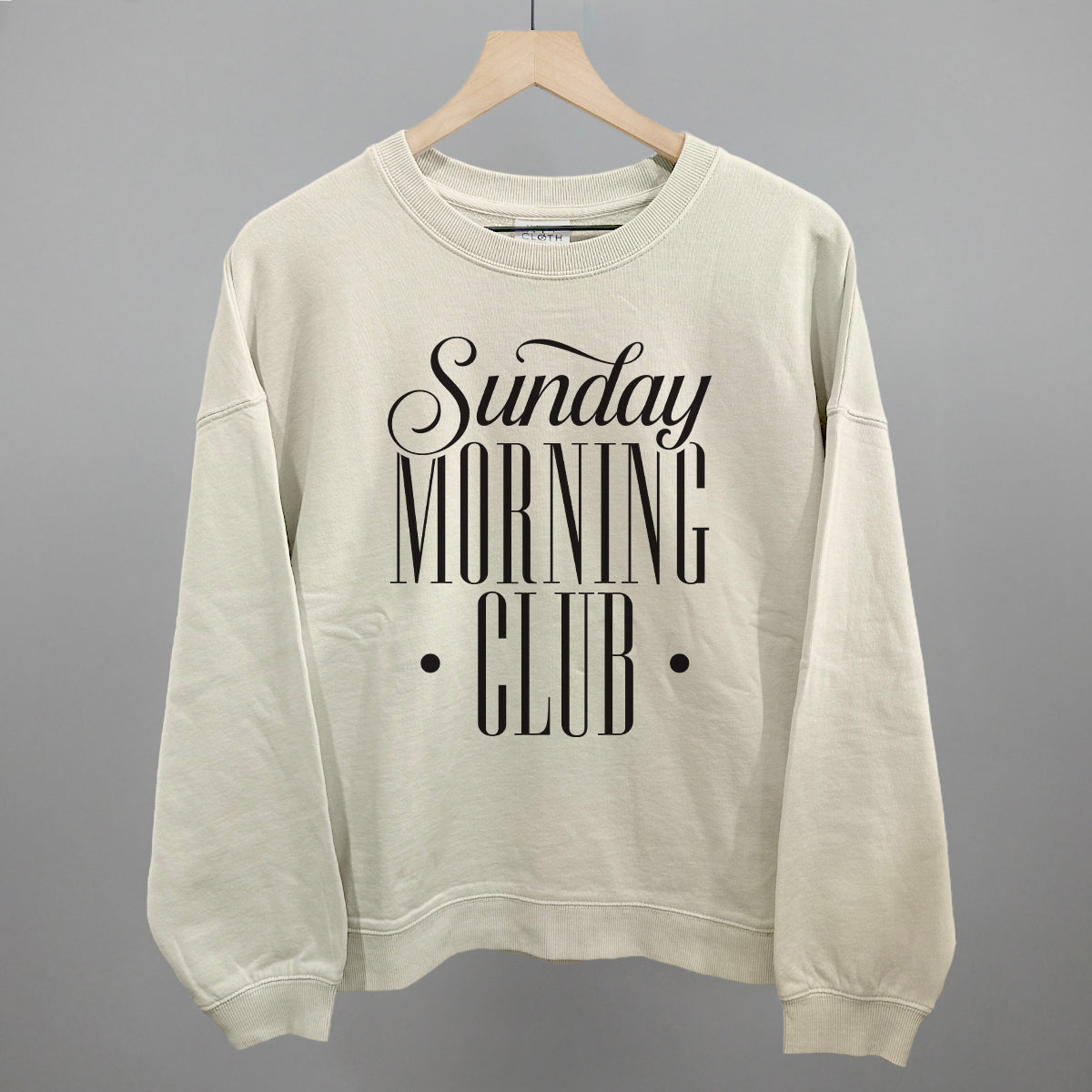 Sunday Morning Club Crewneck or Tee
