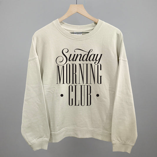 Sunday Morning Club Crewneck or Tee