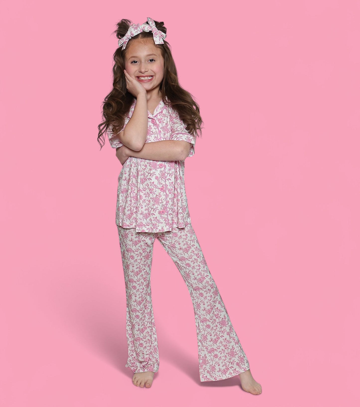 ROSEWOOD TOILE DREAM GIRL'S FLARE SET | Baby, Toddler & Kids