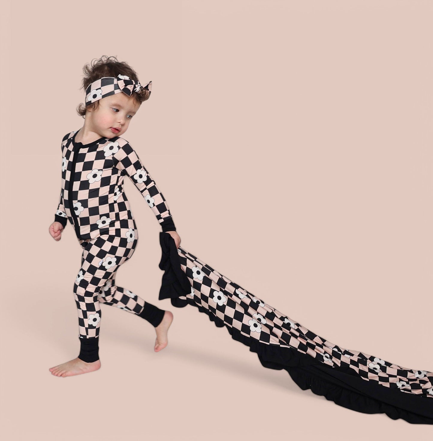 RETRO DAISY CHECKS DREAM ROMPER