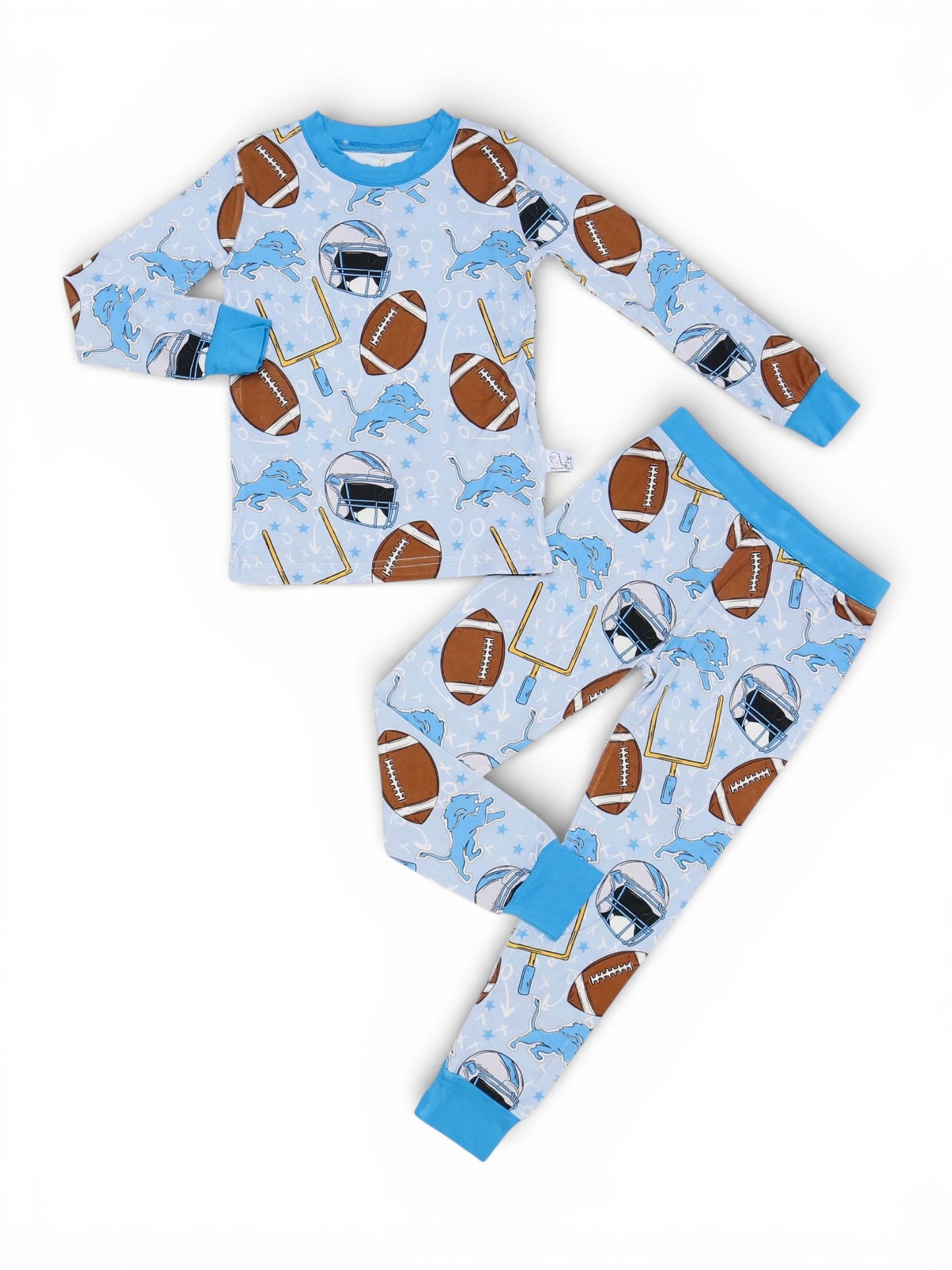 Lions Football Pajamas Set
