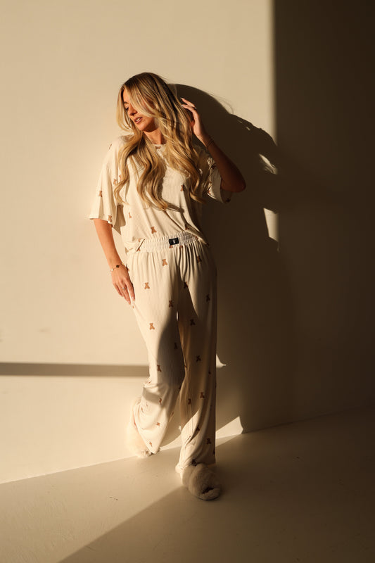 Women's Boxy Tee Lounge Set | Teddy