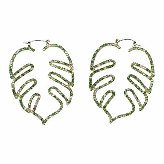 Palm Paradise Rhinestone Earrings