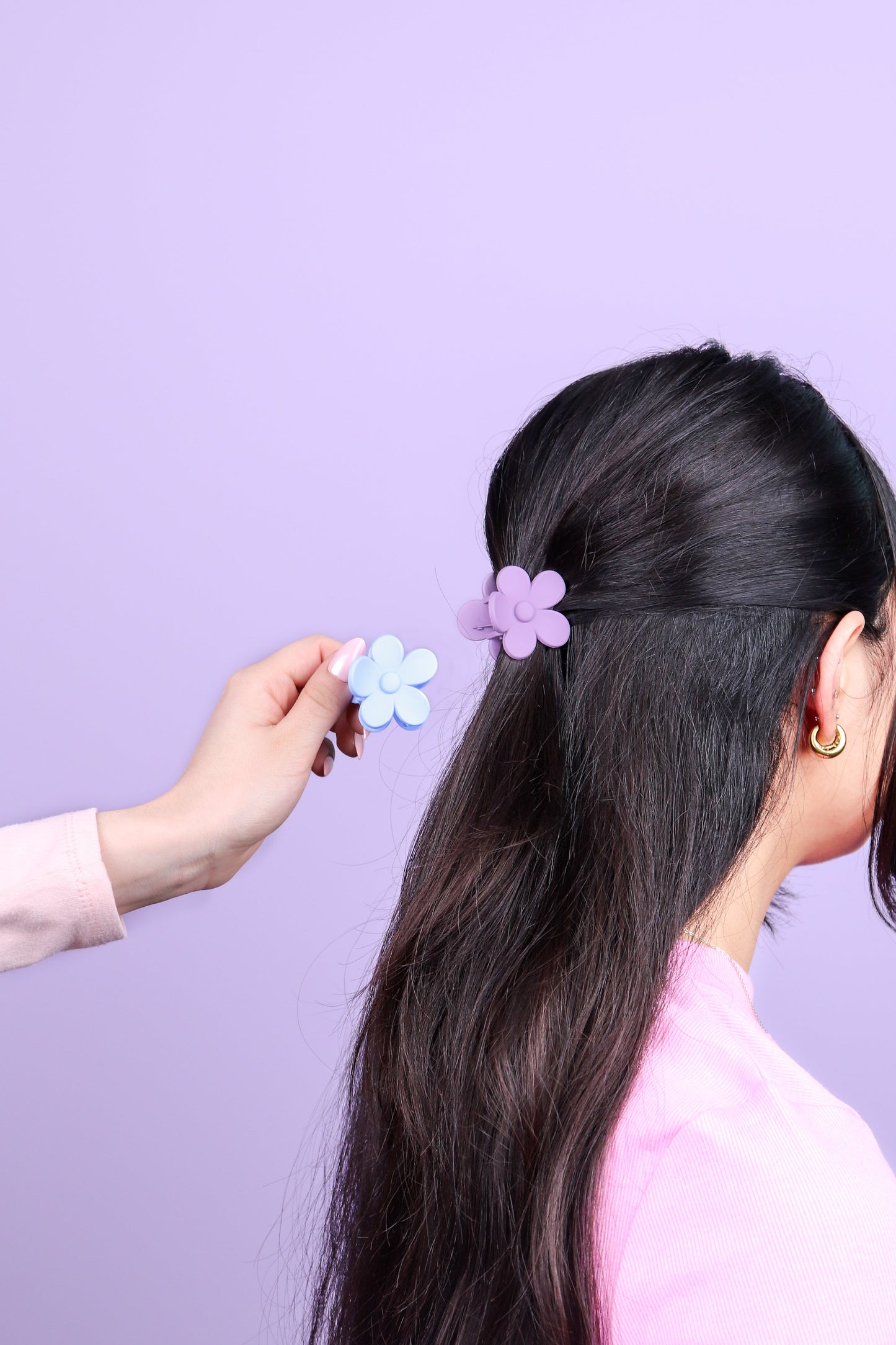 Flower Claw Clips