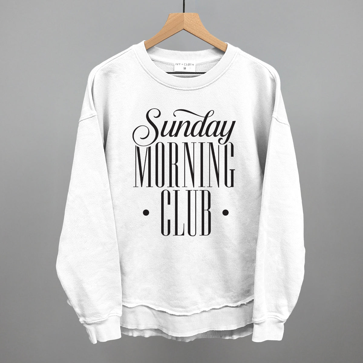 Sunday Morning Club Crewneck or Tee