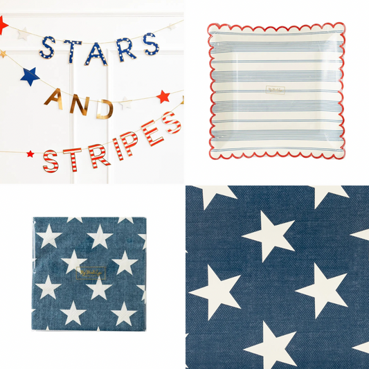 BUNDLE: Stars & Stripes Party Supplies