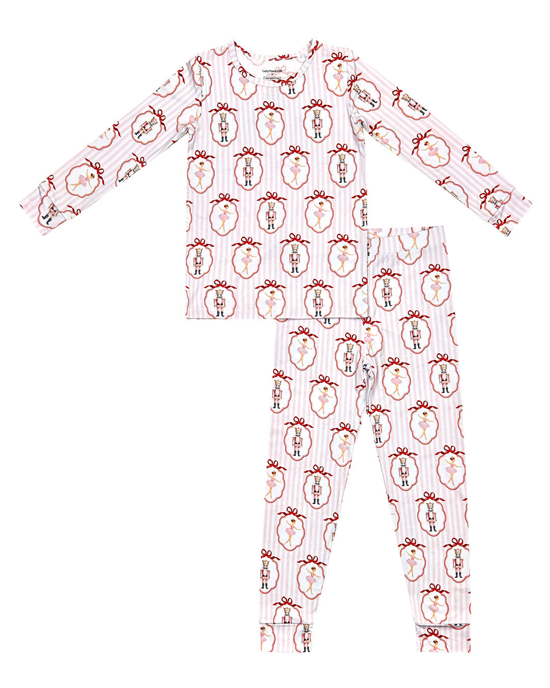 Pink Nutcracker Bamboo Two Piece Pajamas Set