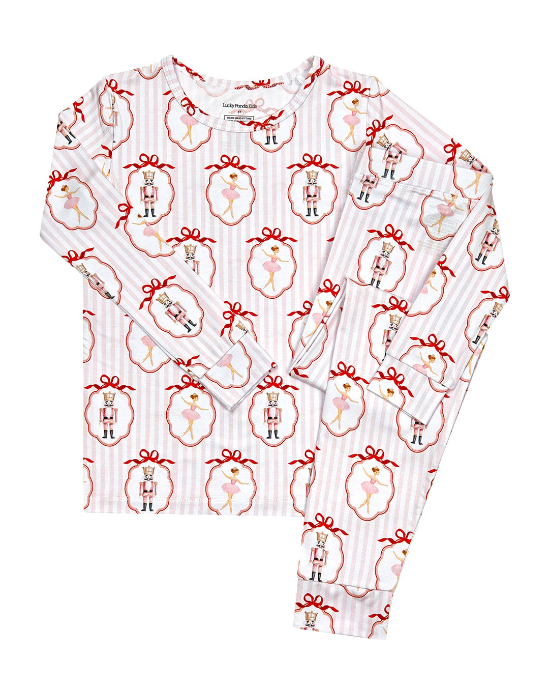 Pink Nutcracker Bamboo Two Piece Pajamas Set