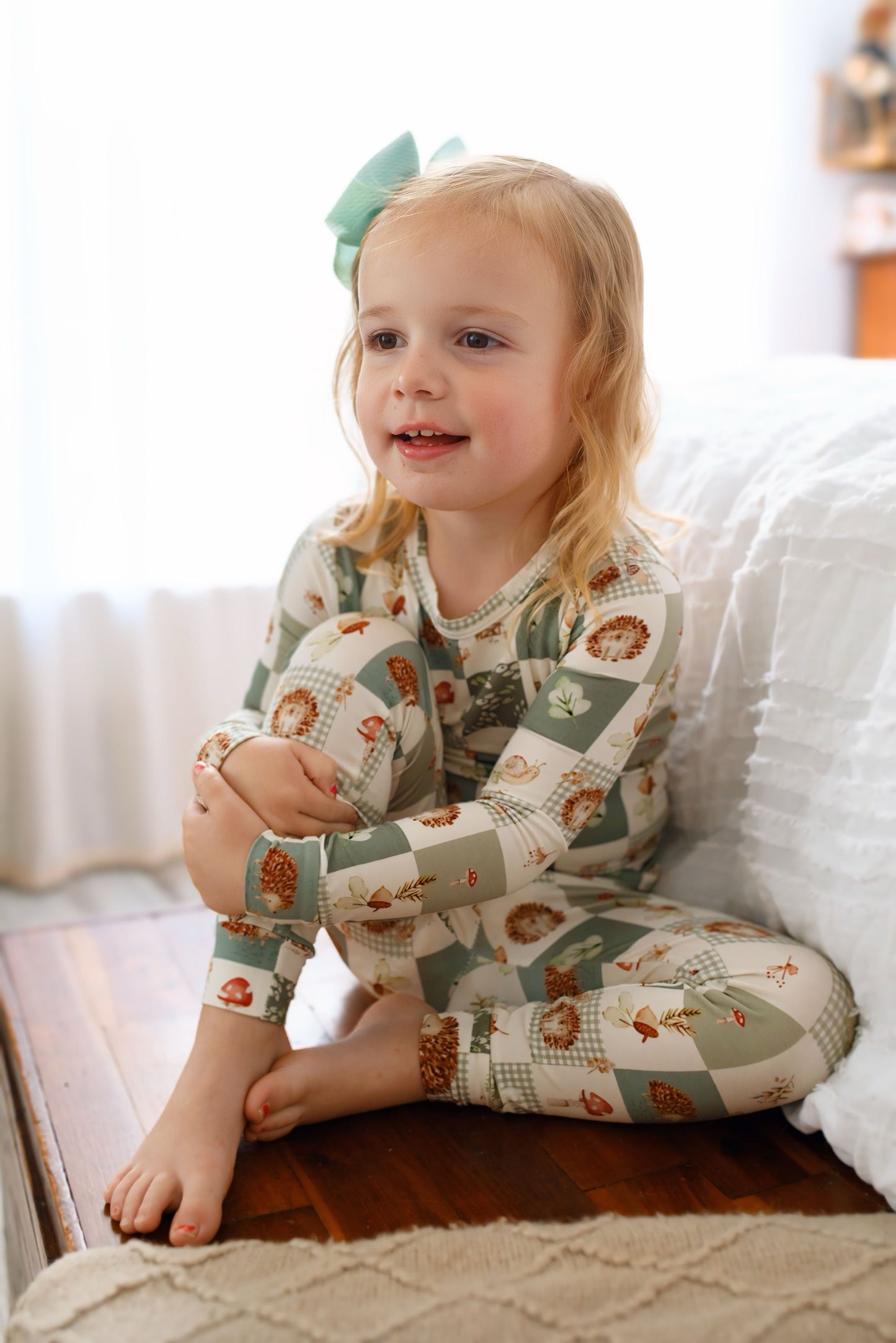 Harvest Hedgehogs Bamboo Pajamas | Baby, Toddler & Kids