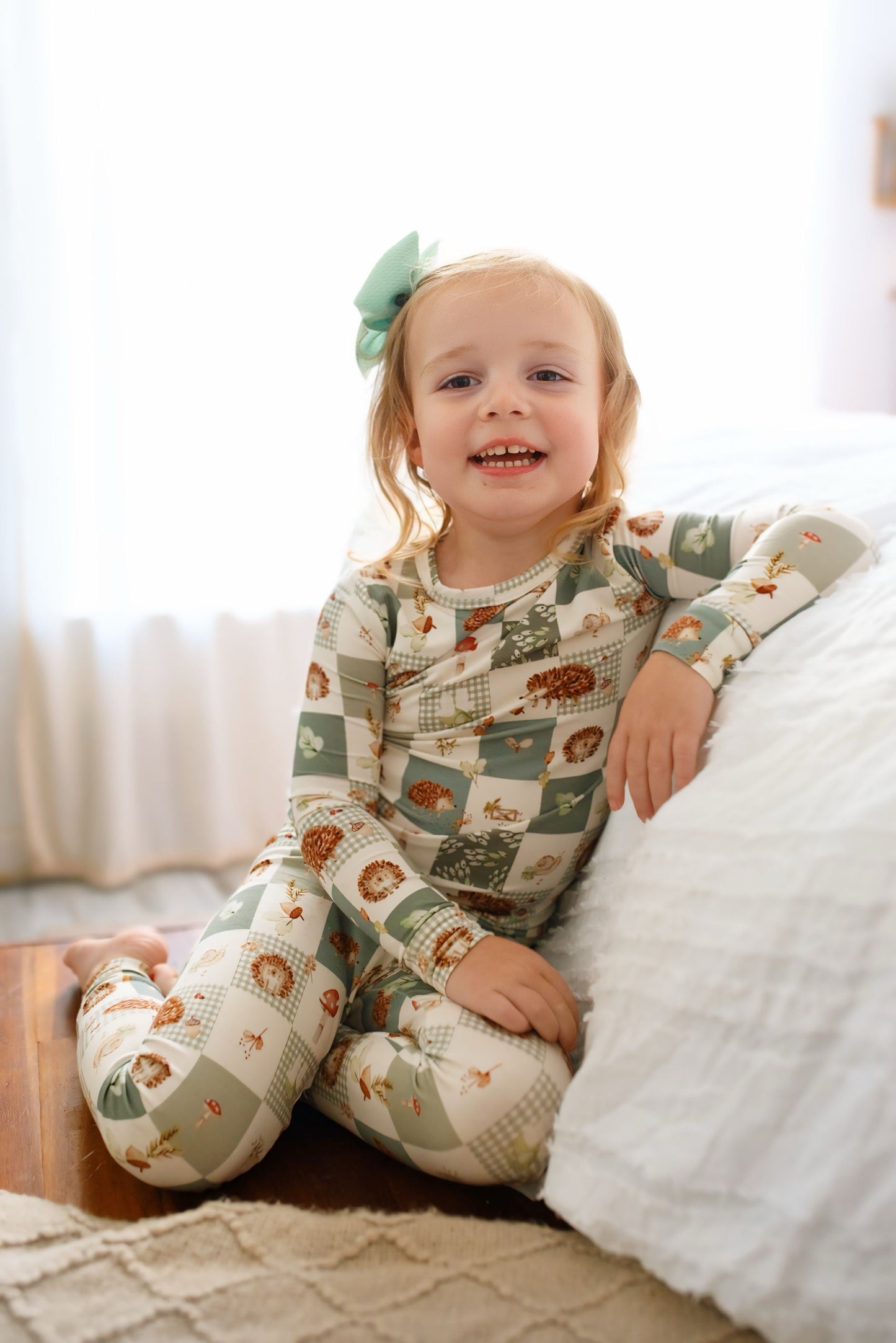 Harvest Hedgehogs Bamboo Pajamas | Baby, Toddler & Kids