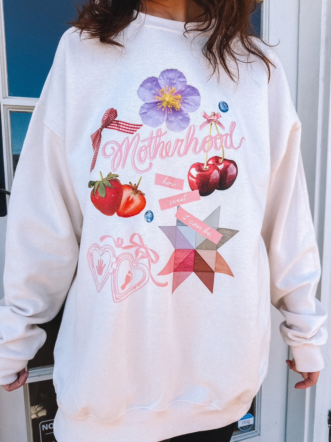 sweet motherhood crewneck
