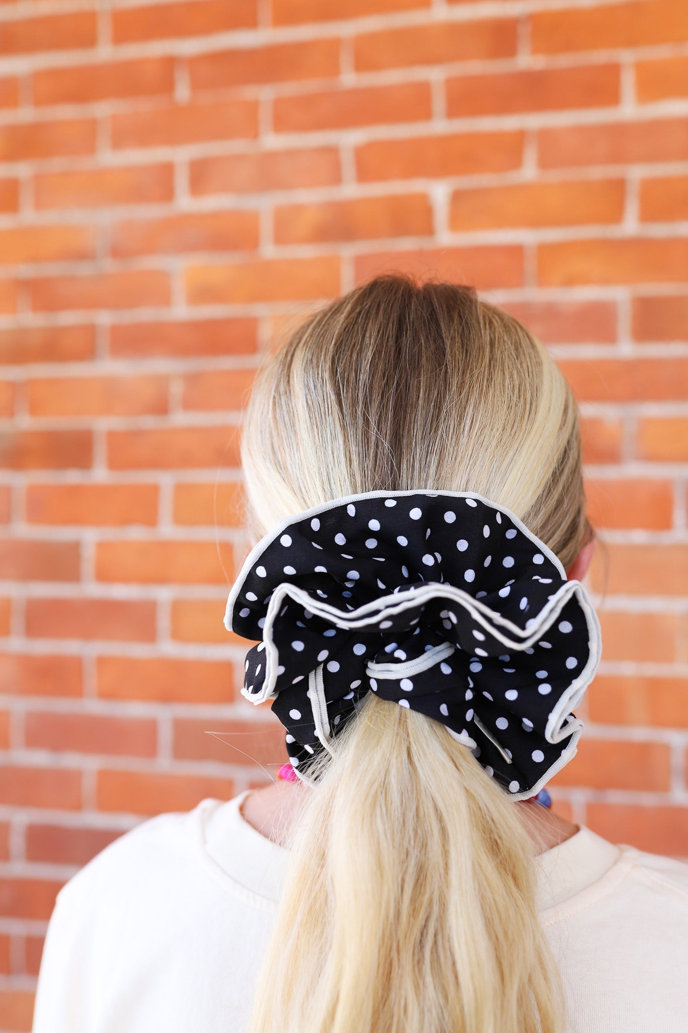 POLKA DOT CORSET SCRUNCHIE