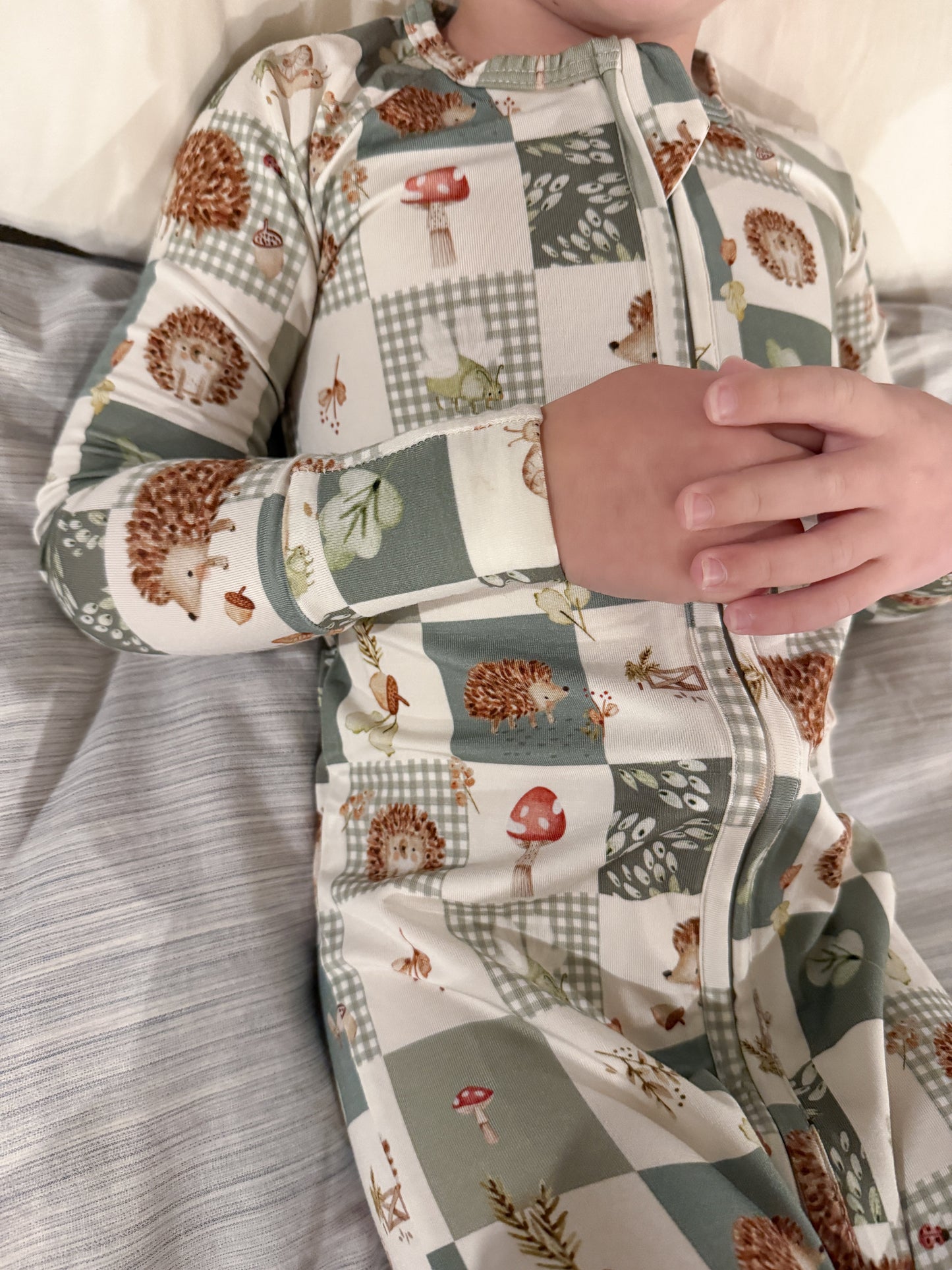 Harvest Hedgehogs Bamboo Sleeper Pajamas | Baby