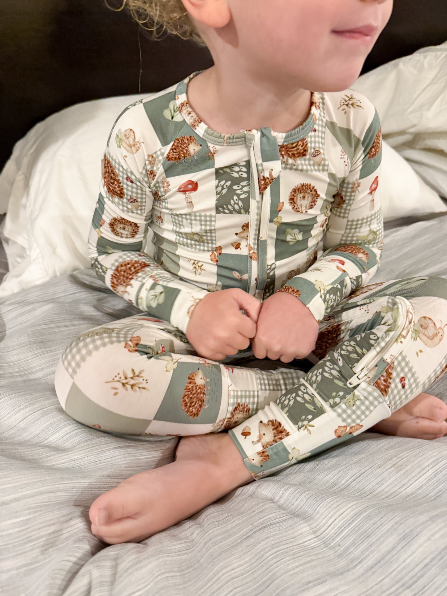 Harvest Hedgehogs Bamboo Sleeper Pajamas | Baby