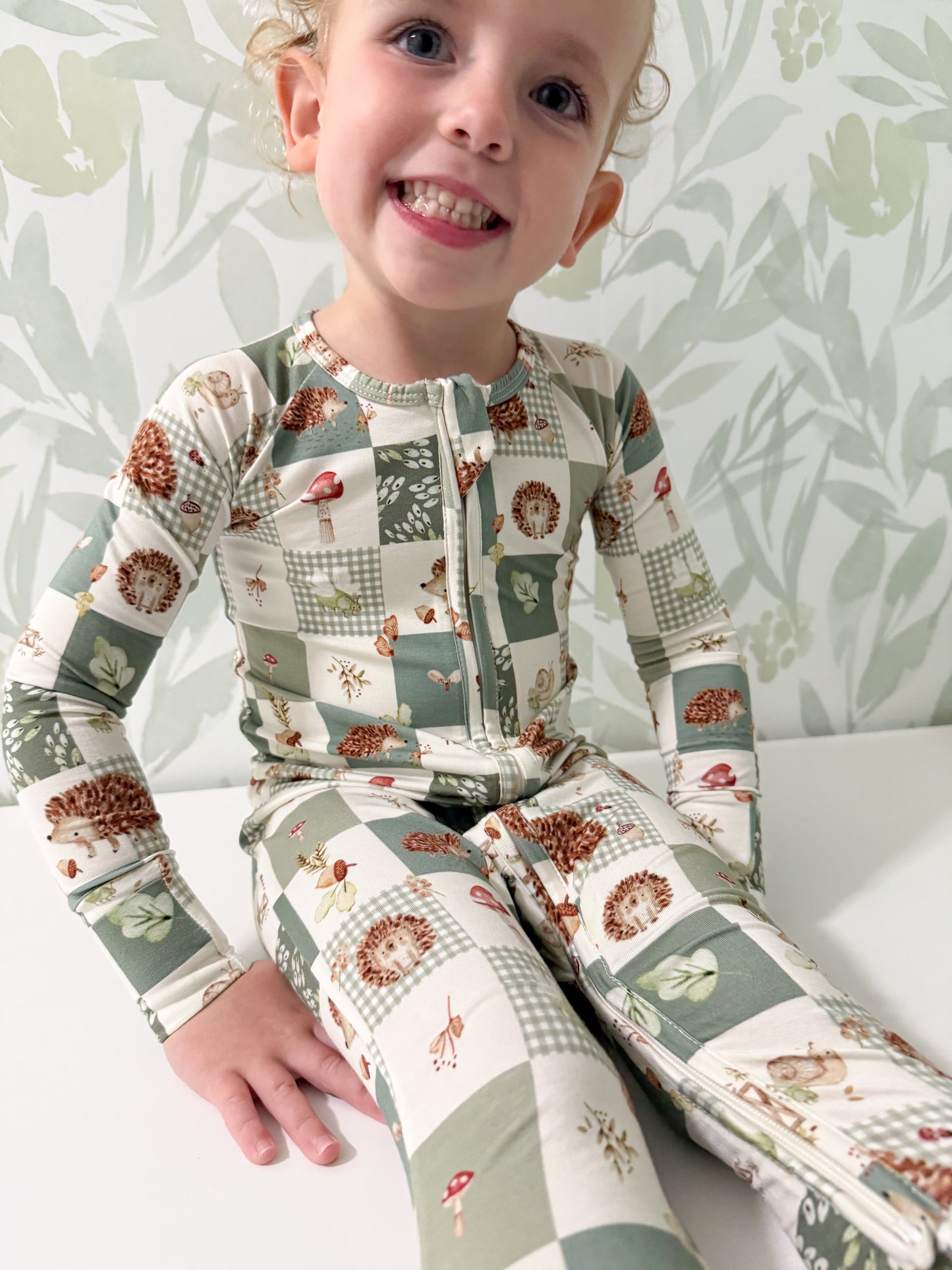 Harvest Hedgehogs Bamboo Sleeper Pajamas | Baby