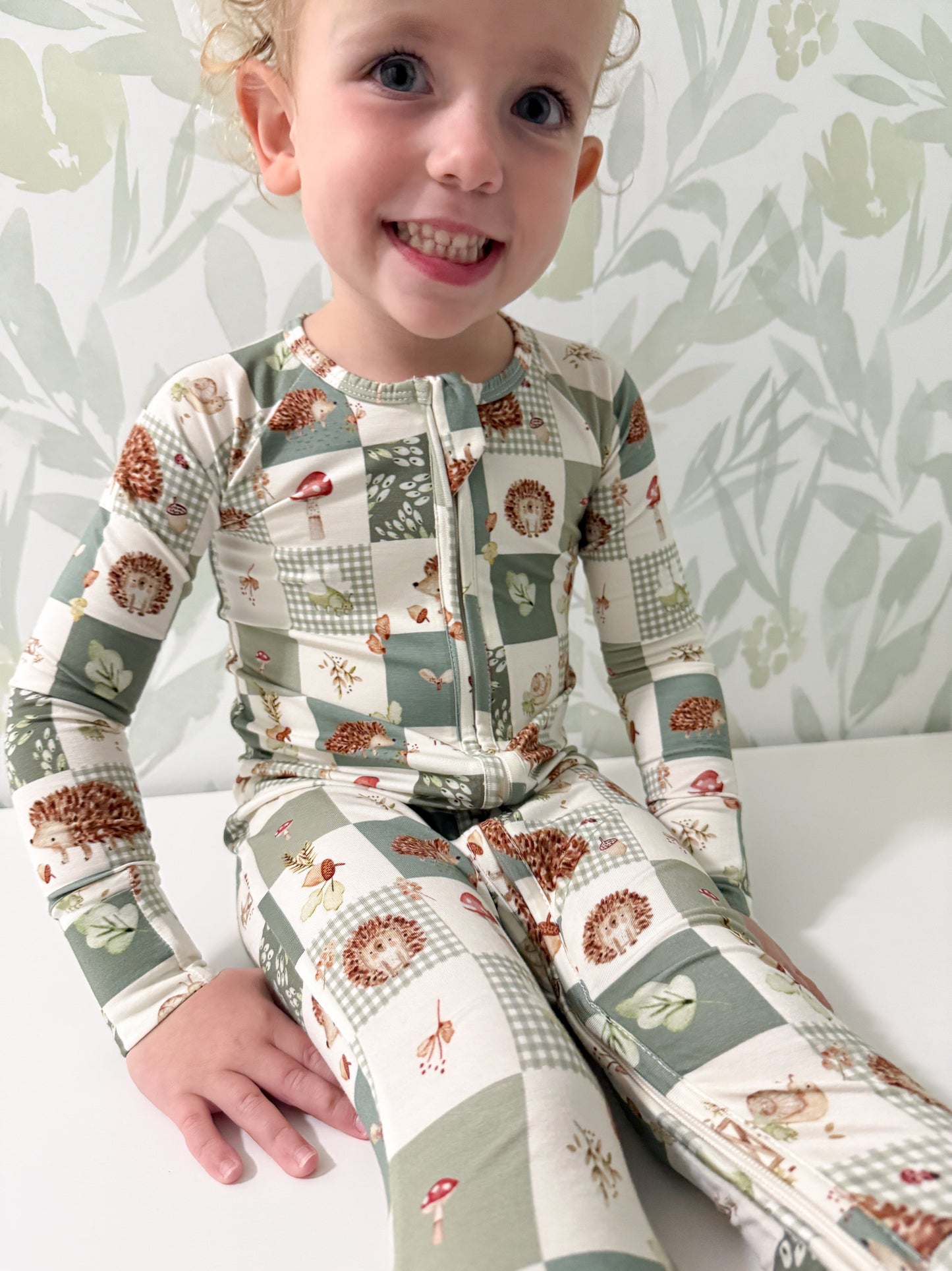 Harvest Hedgehogs Bamboo Sleeper Pajamas | Baby