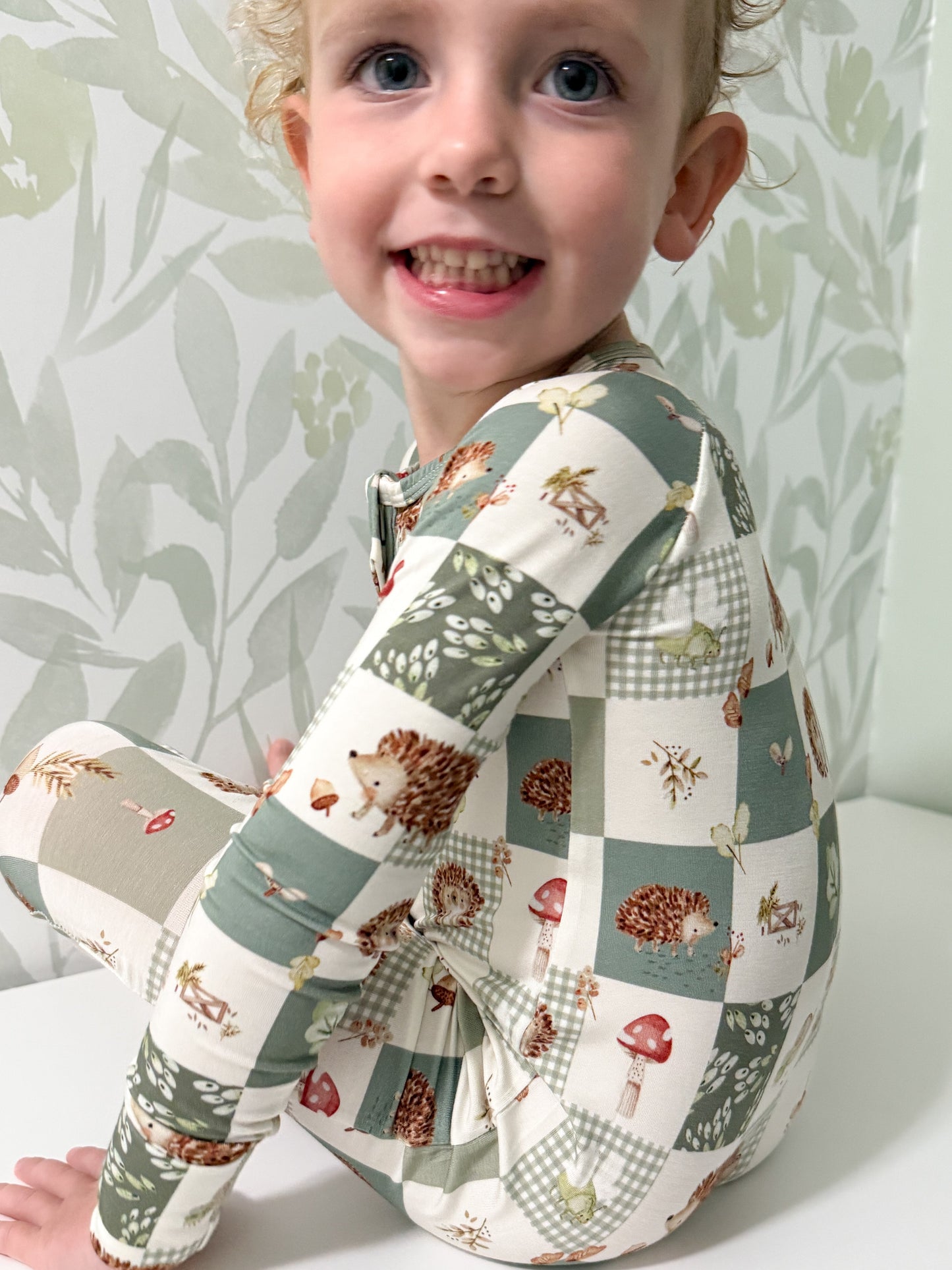 Harvest Hedgehogs Bamboo Sleeper Pajamas | Baby