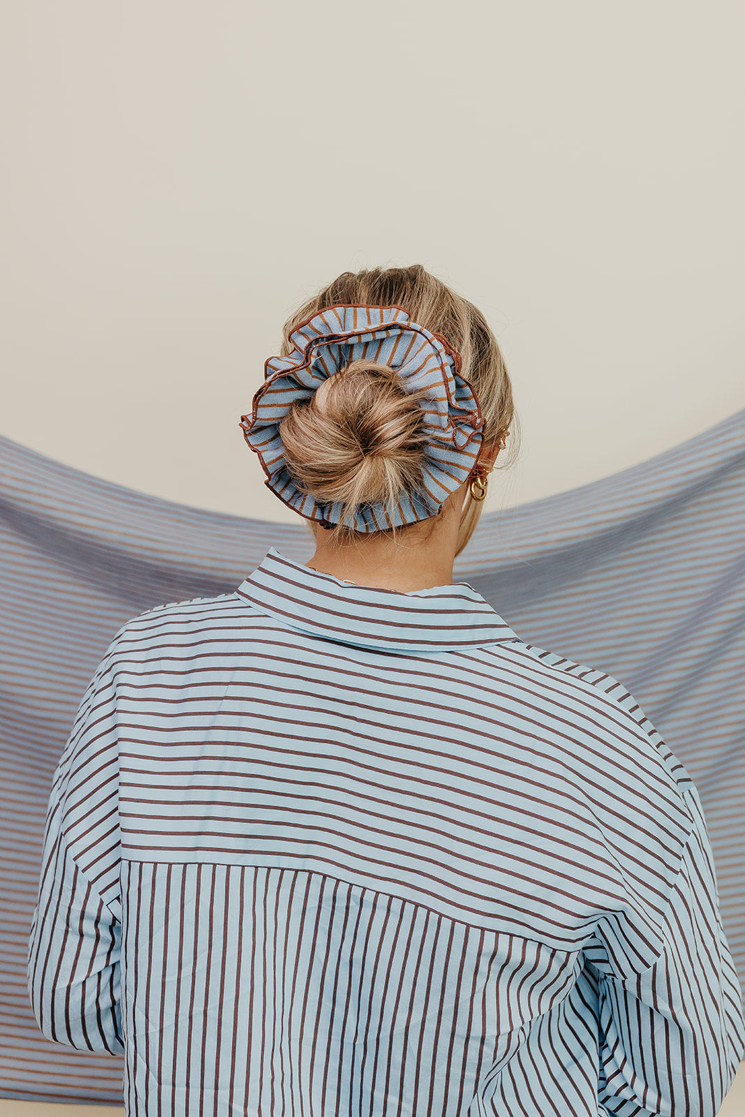 STRIPED CORSET SCRUNCHIE