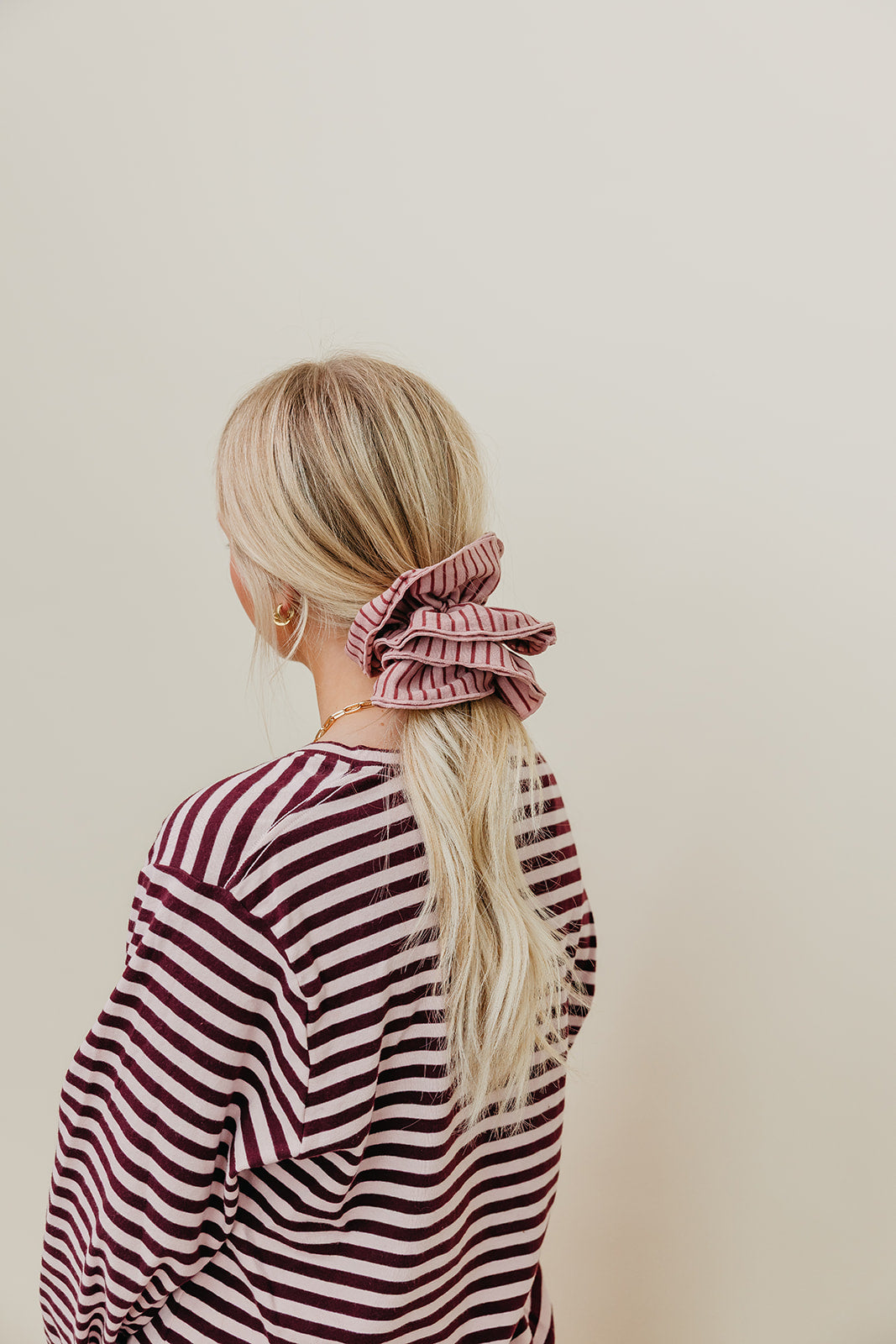 STRIPED CORSET SCRUNCHIE