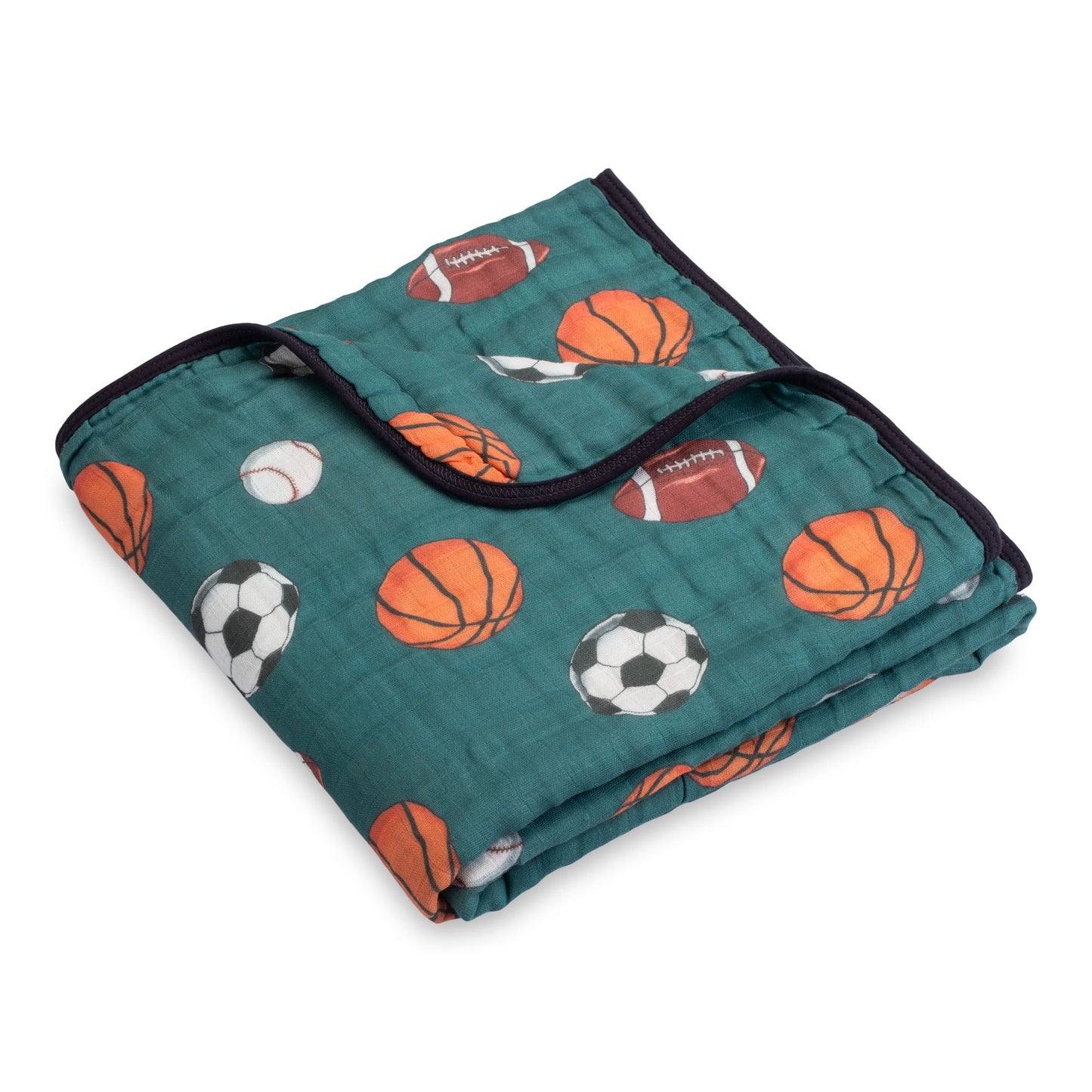 Sports Muslin Baby Blanket