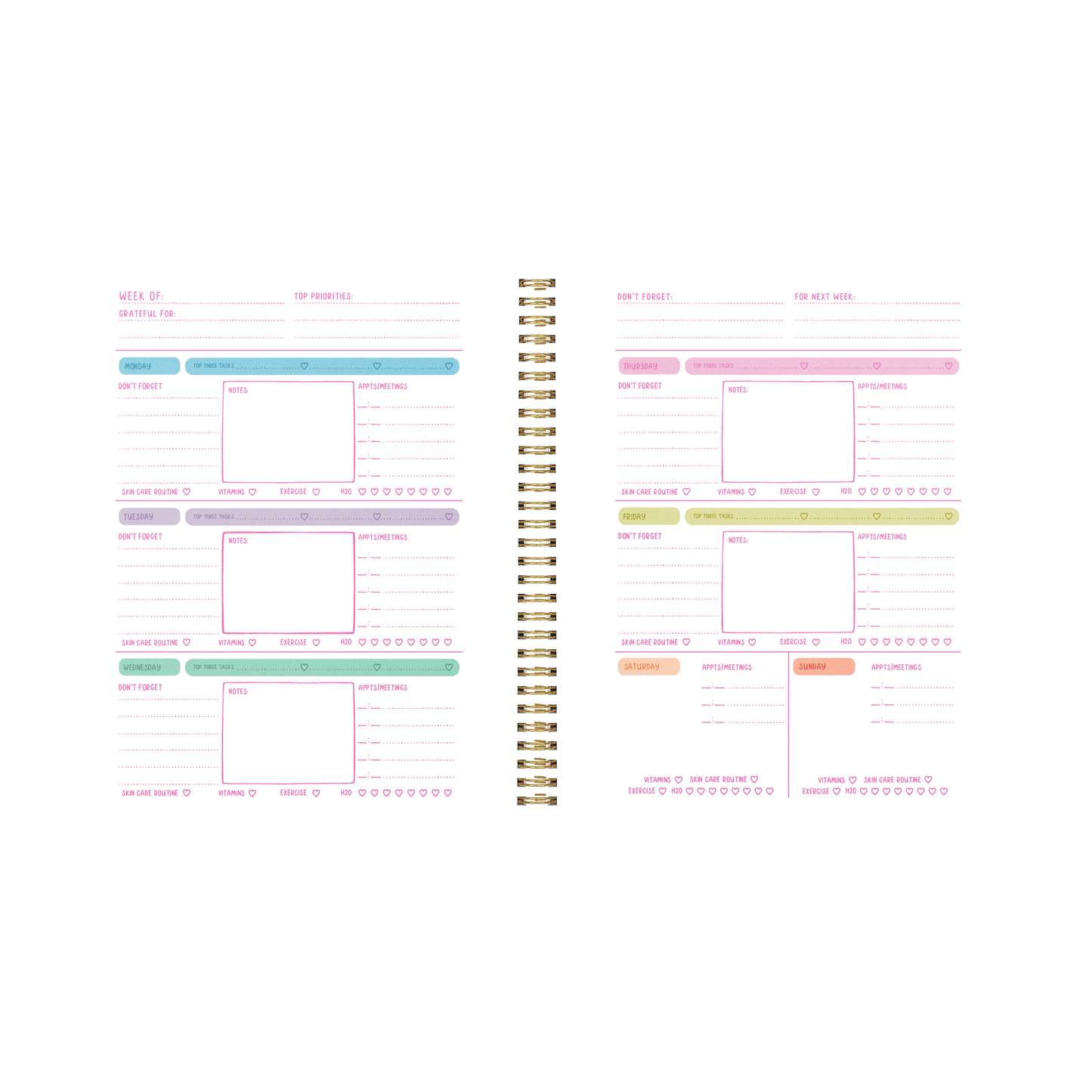 Undated Perpetual Planner - Goal Getter Lite
