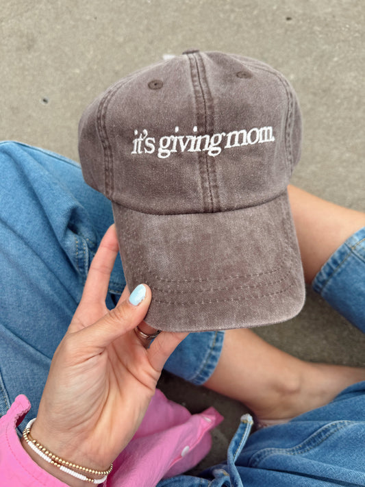 It's Giving Mom Relaxed Fit Hat