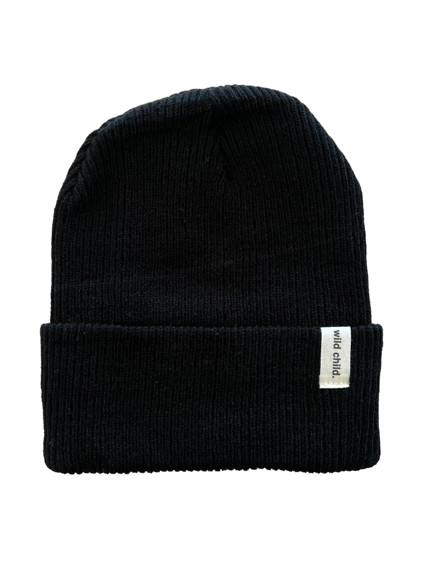 Wild Child Black Beanie