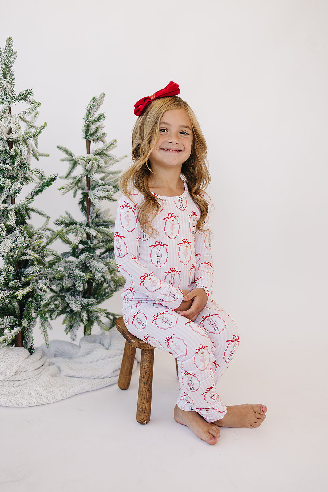 Pink Nutcracker Bamboo Two Piece Pajamas Set