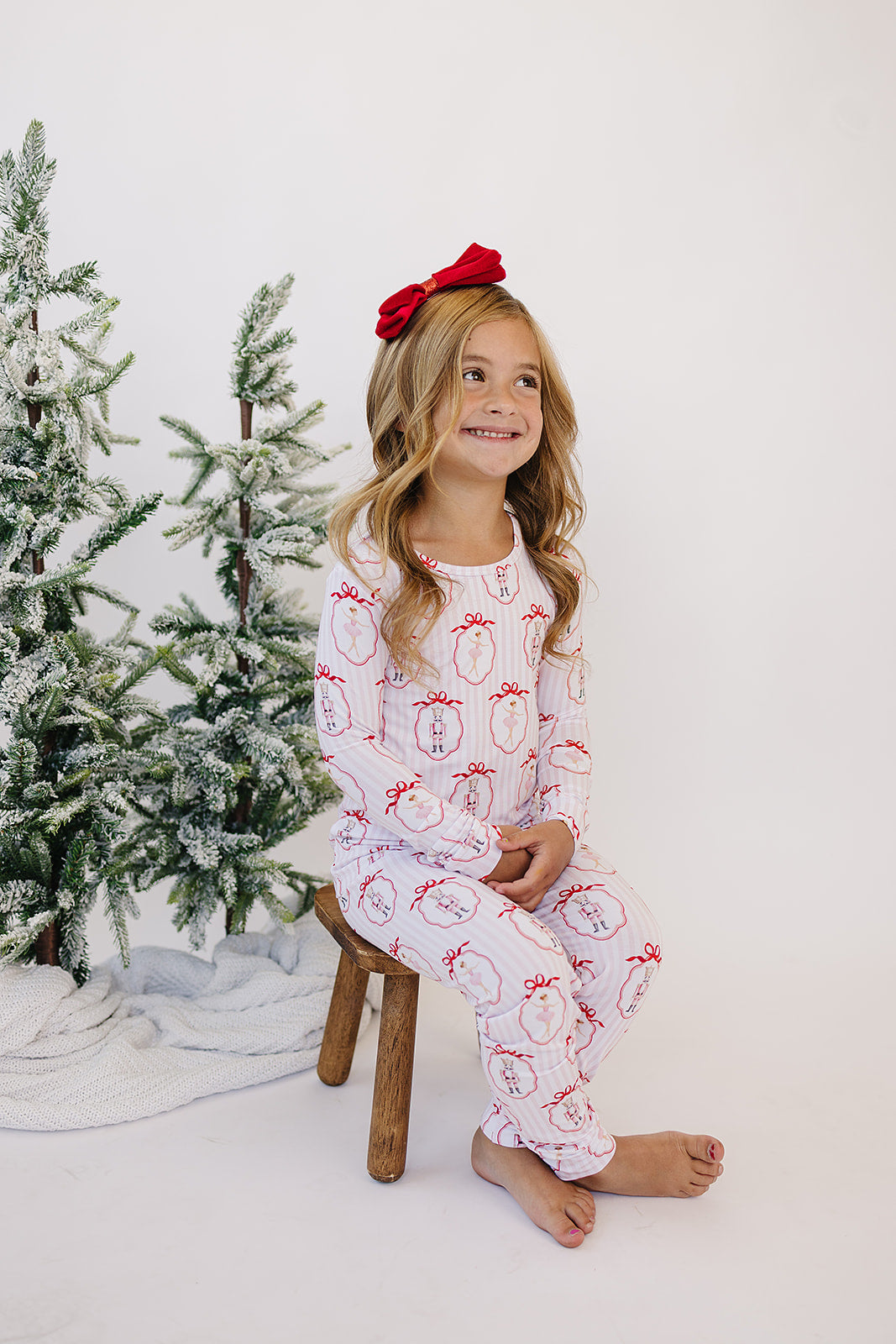 Pink Nutcracker Bamboo Two Piece Pajamas Set