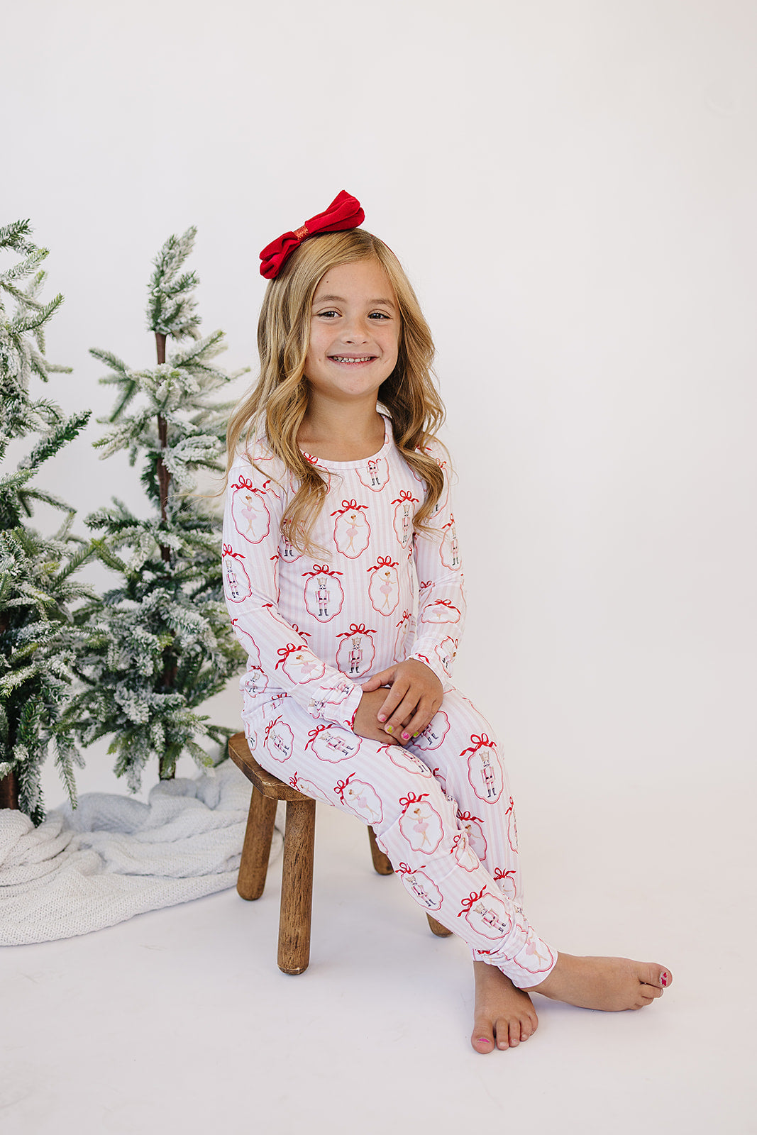 Pink Nutcracker Bamboo Two Piece Pajamas Set