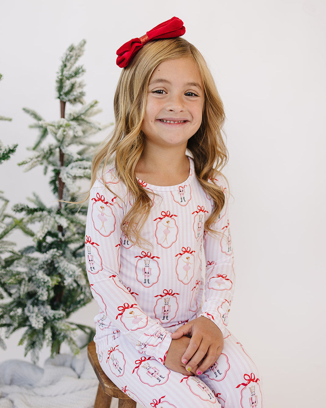 Pink Nutcracker Bamboo Two Piece Pajamas Set