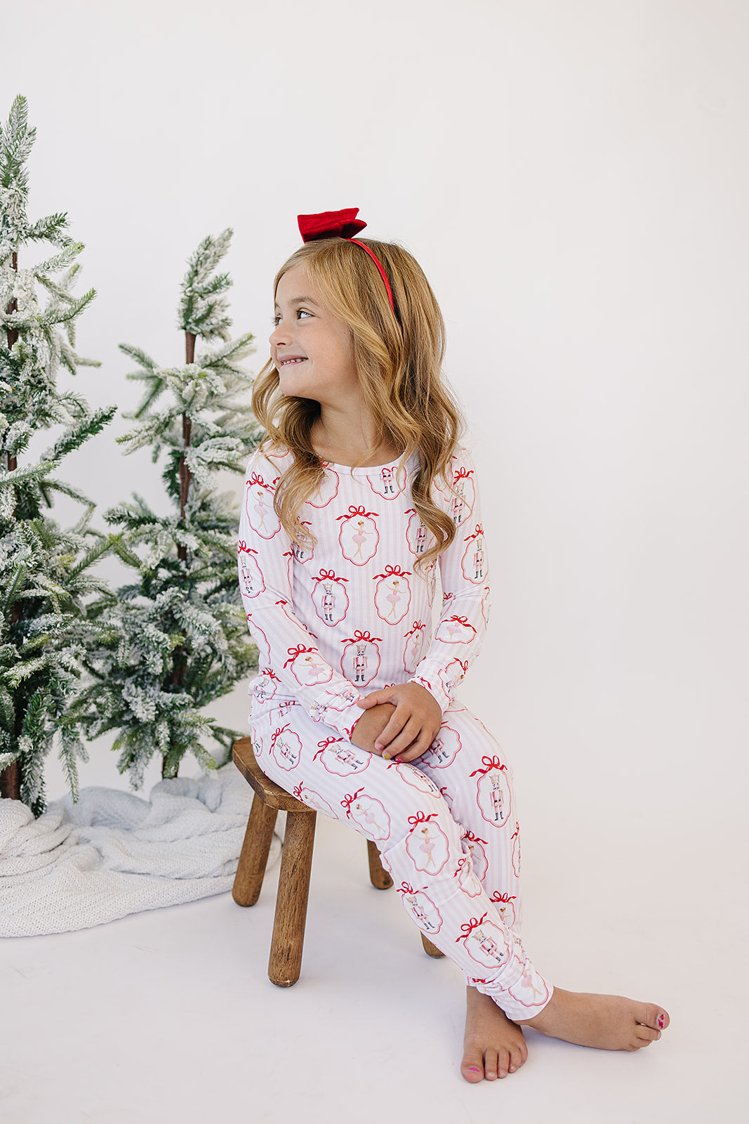 Pink Nutcracker Bamboo Two Piece Pajamas Set