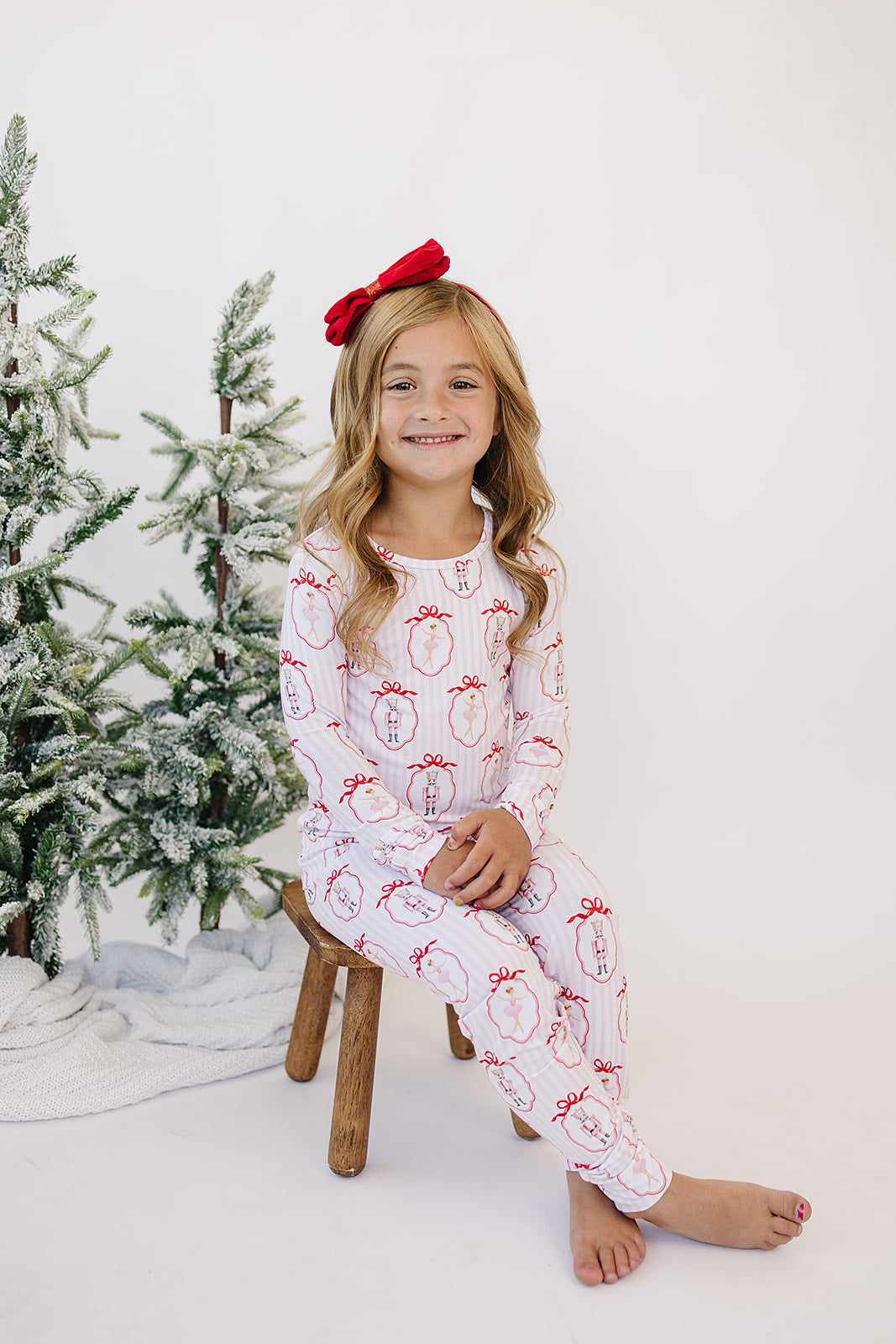 Pink Nutcracker Bamboo Two Piece Pajamas Set