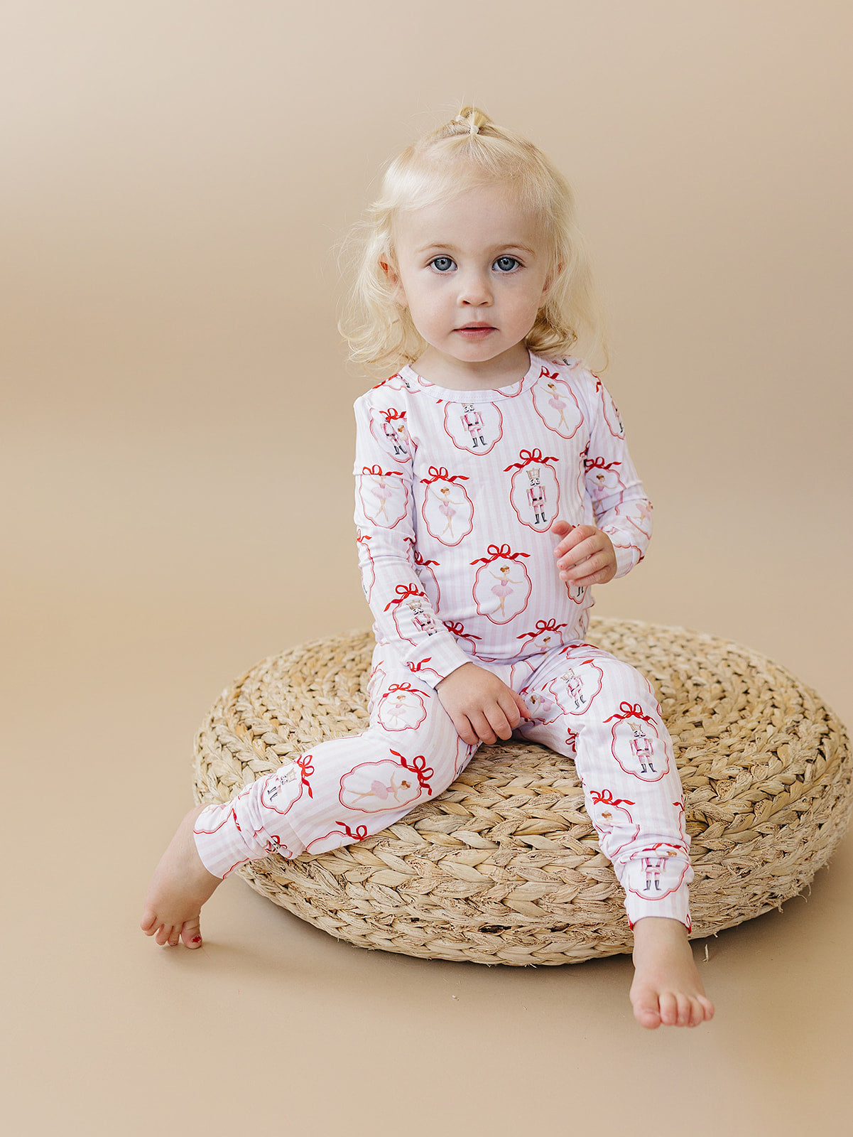 Pink Nutcracker Bamboo Two Piece Pajamas Set