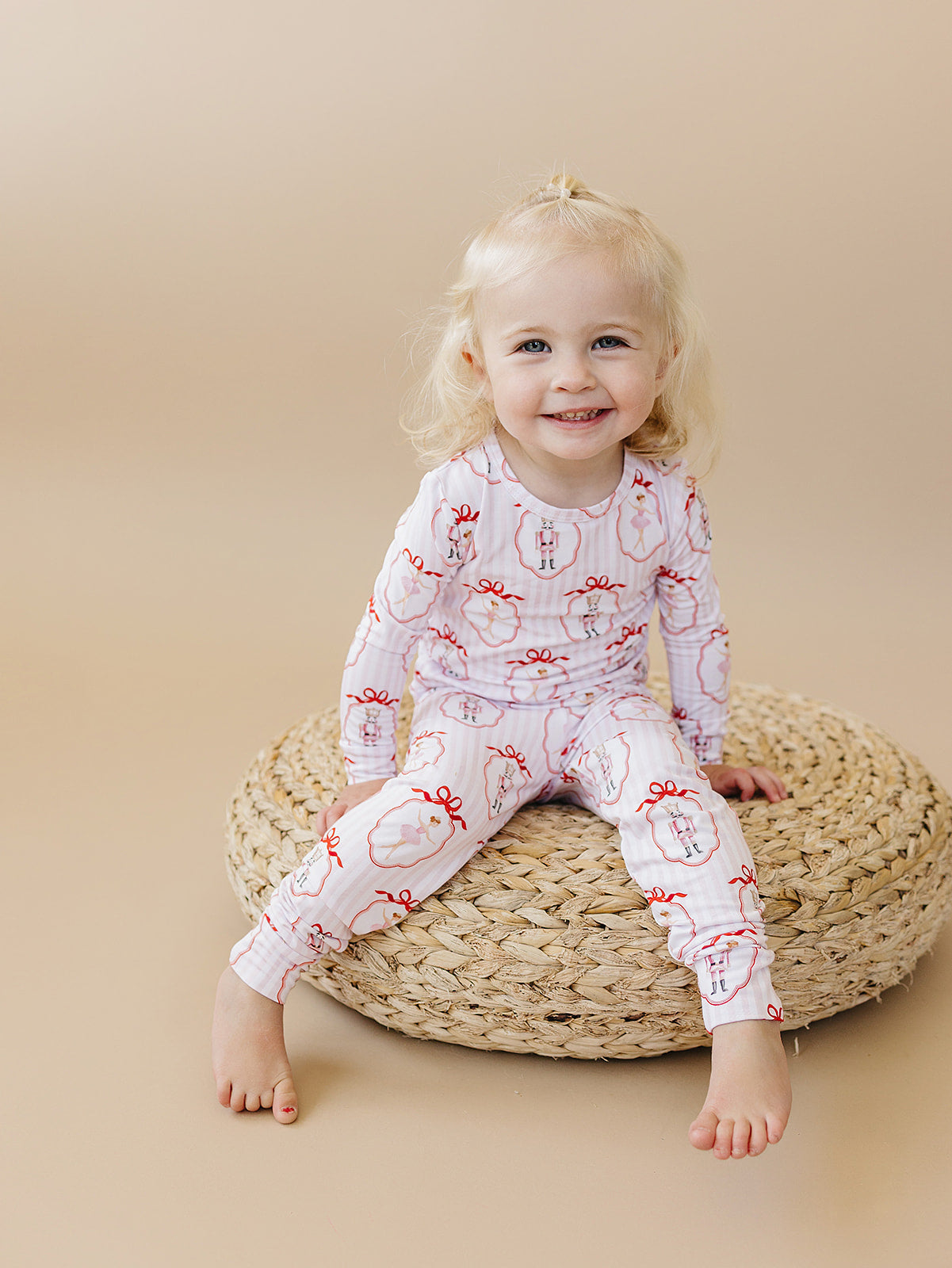 Pink Nutcracker Bamboo Two Piece Pajamas Set