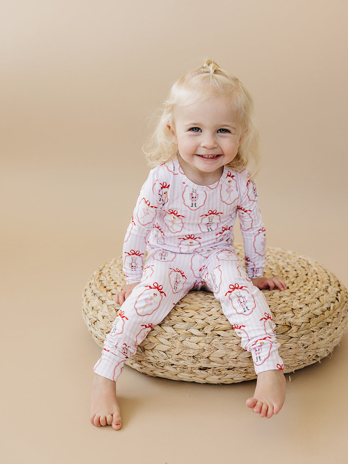 Pink Nutcracker Bamboo Two Piece Pajamas Set