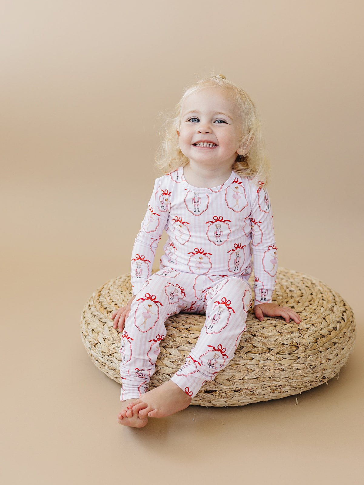 Pink Nutcracker Bamboo Two Piece Pajamas Set
