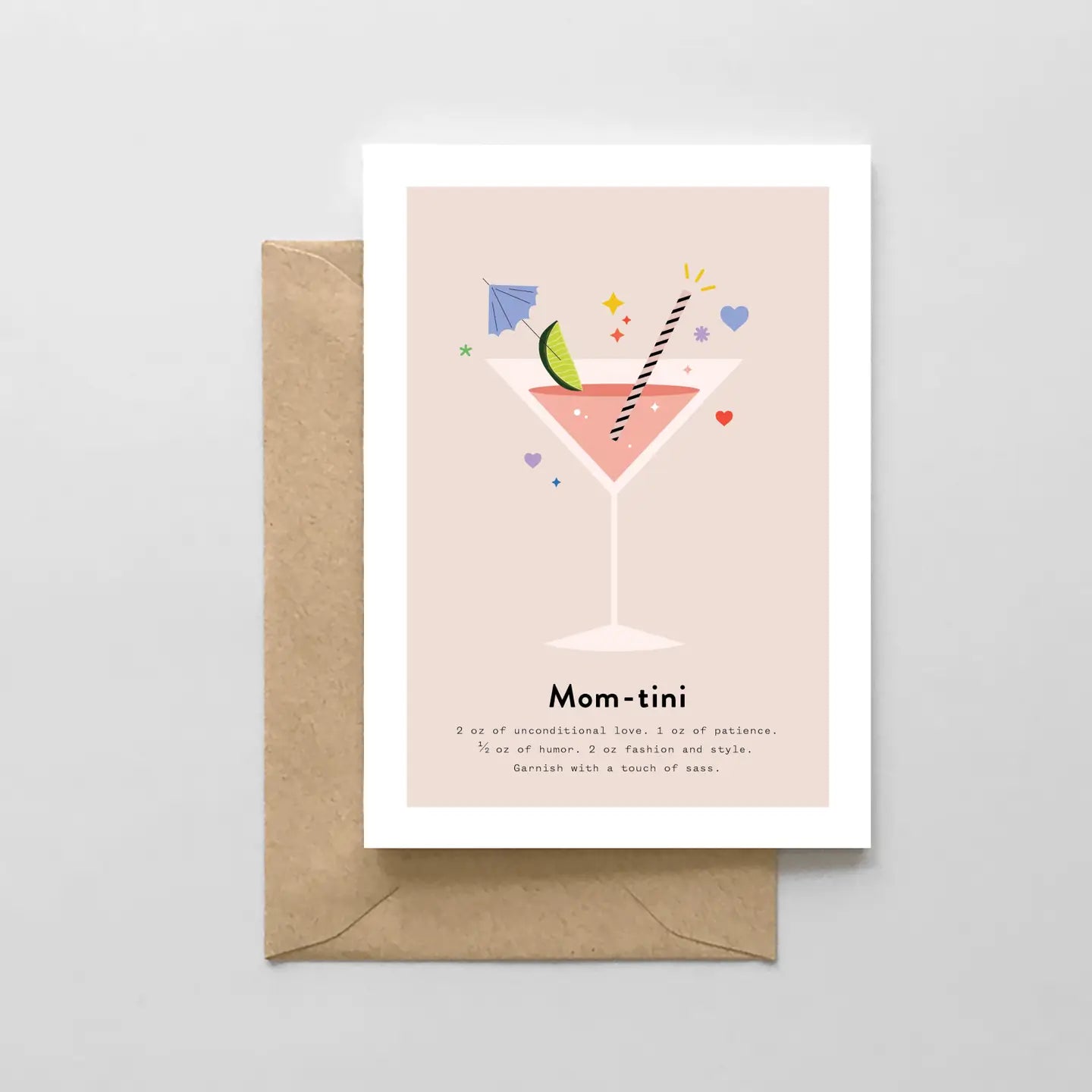 Mom-Tini Greeting Card