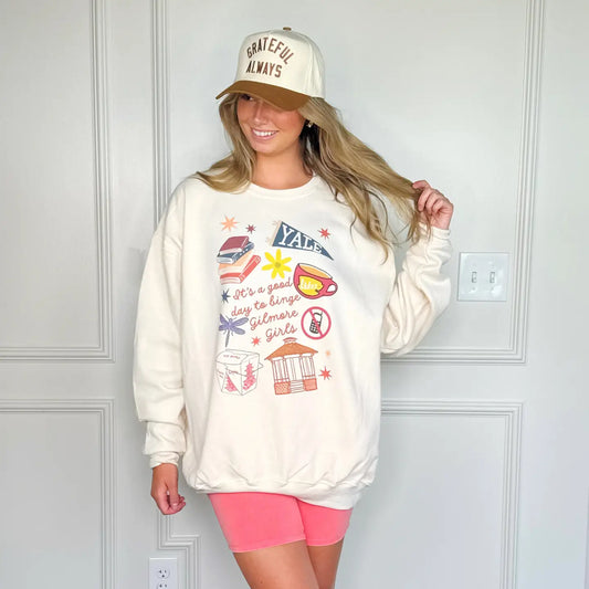 Binge Gilmore Girls Crewneck