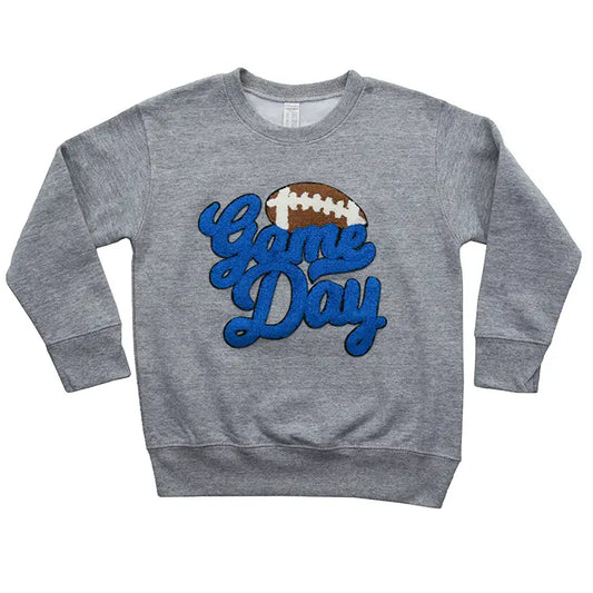 Blue Game Day Sweatshirt | Toddler & Kids