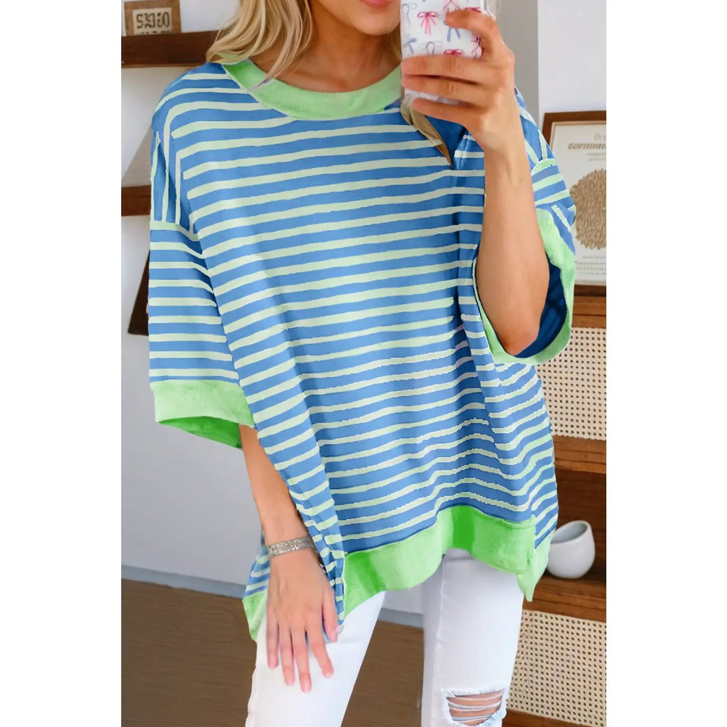 Striped Oversized Tee