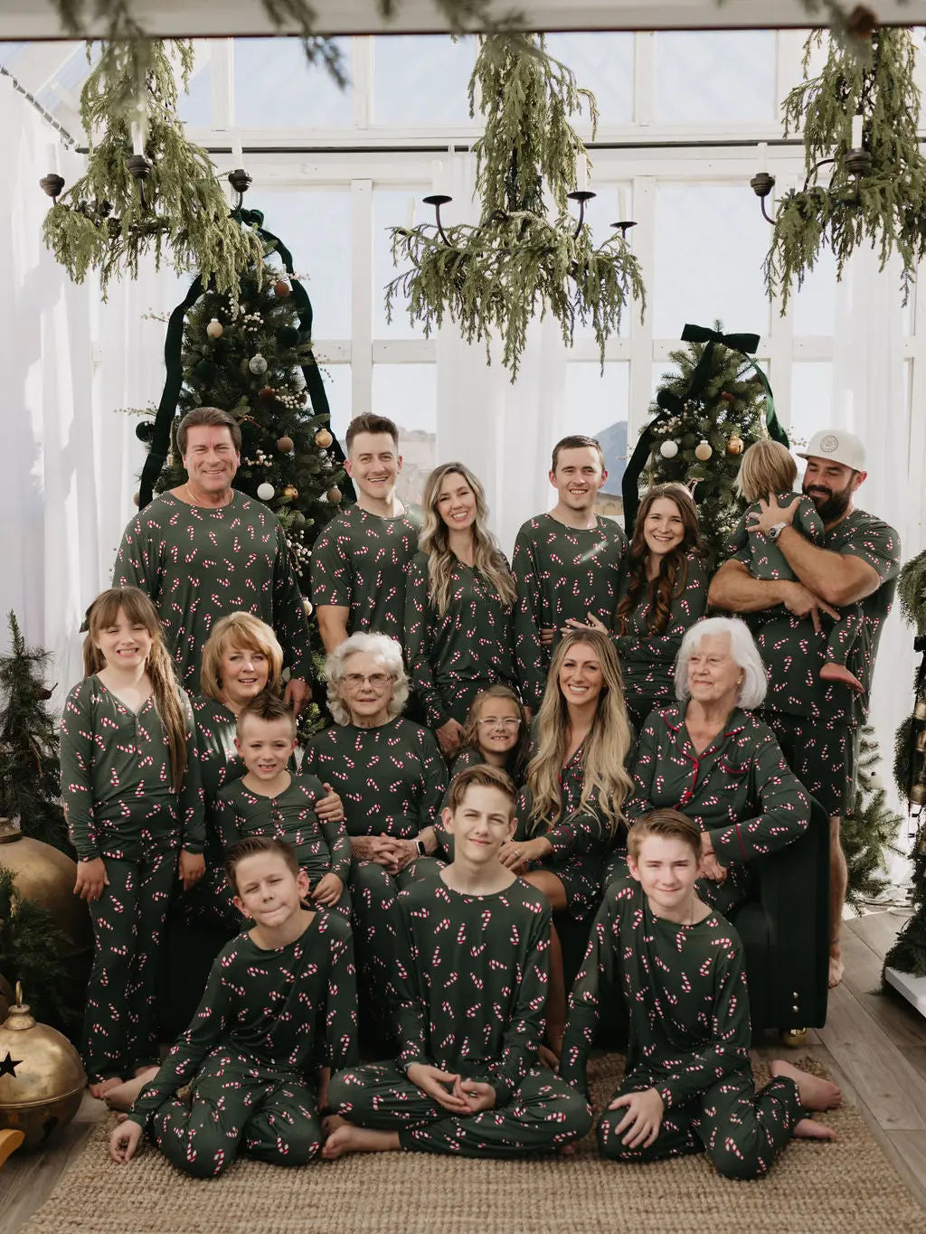 Candy Cane Lane Bamboo Pajamas | Mens