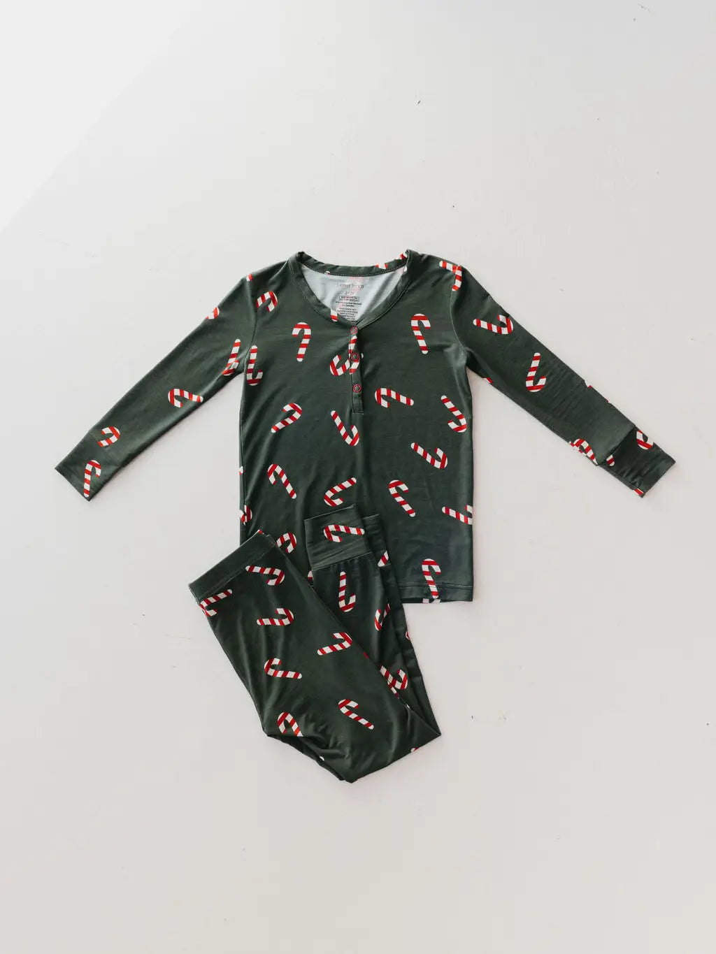 Candy Cane Lane Bamboo Pajamas | Toddler & Kids