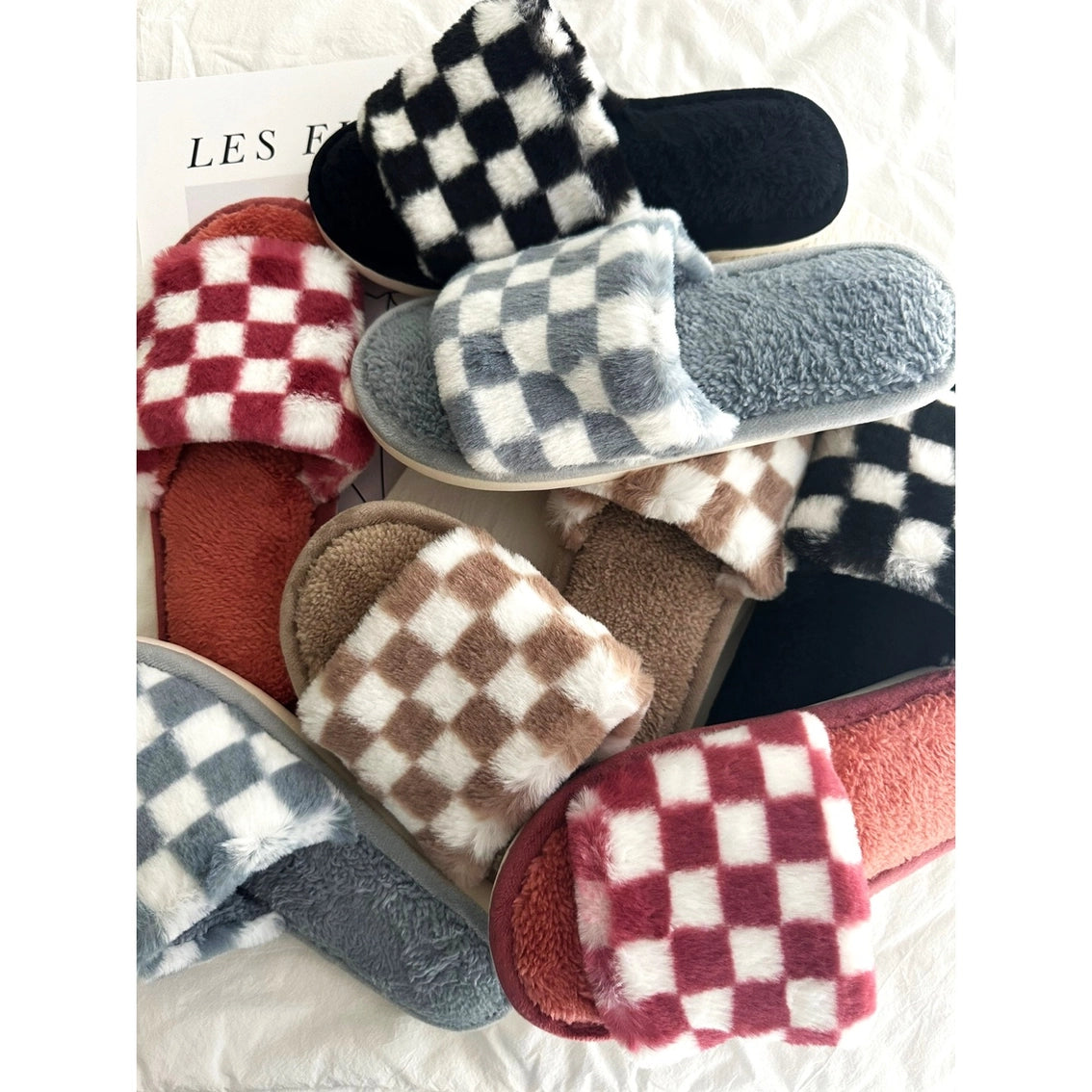 Checkered Slippers â Ella & Crew LLC