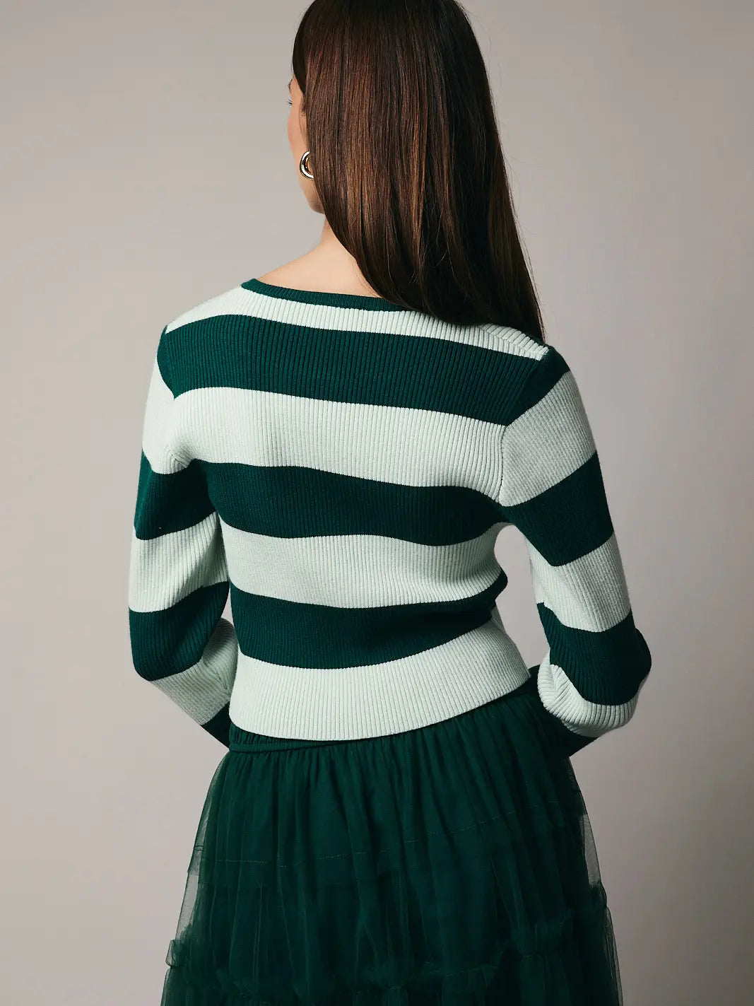 Long Sleeve Striped Top | Women