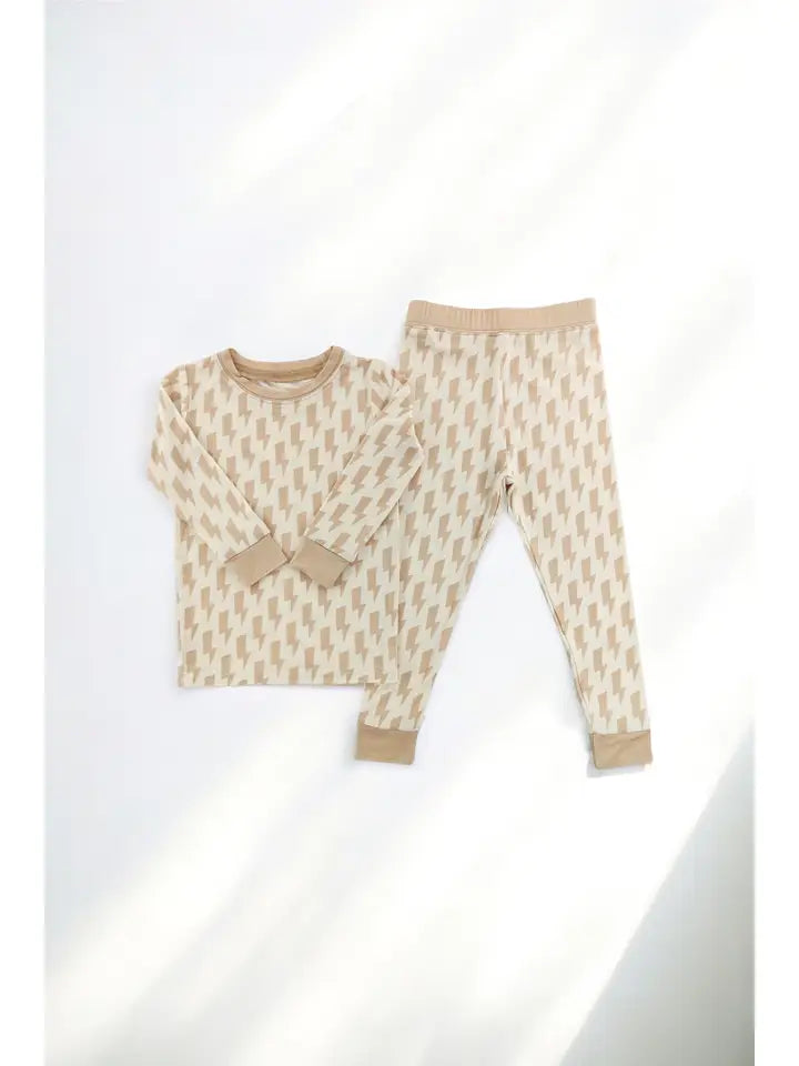 Neutral Lightning Toddler PJ Set