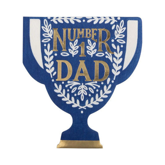 Number One Dad Trophy Napkin