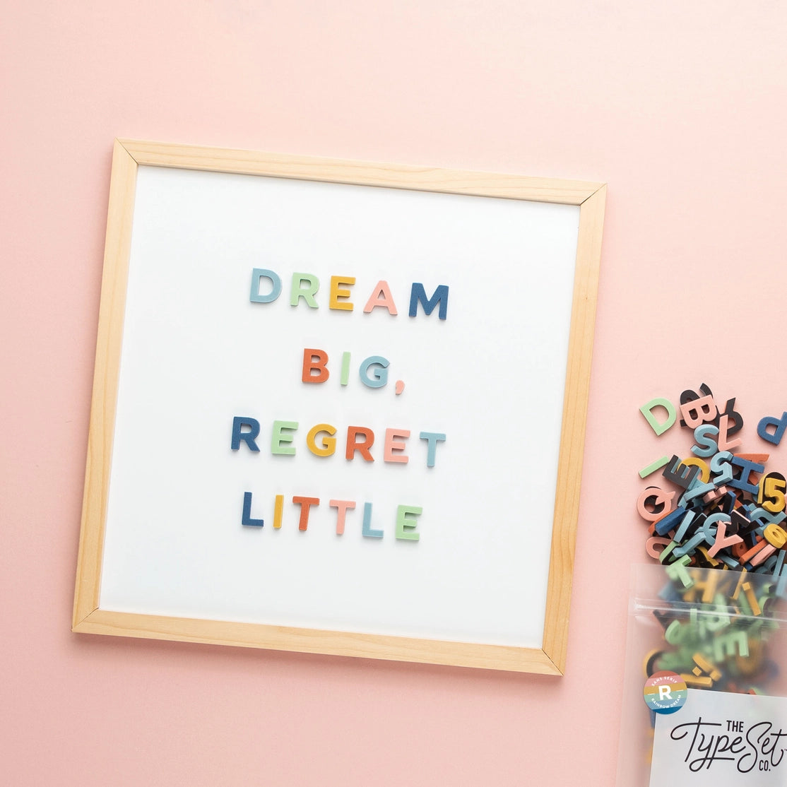 Magnetic Letters 1" 200 pc | 2 Colorways