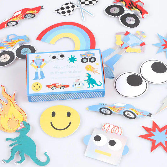 Shaped Sticker Sets | Unicorn or Toy Box